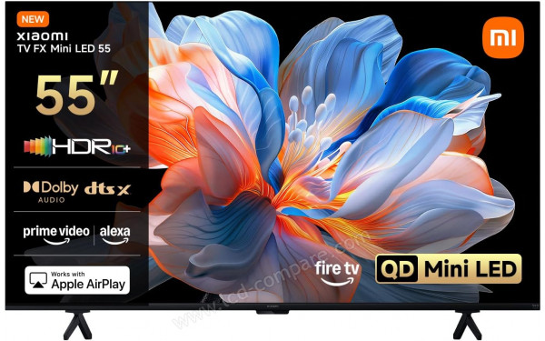 XIAOMI TV FX Mini LED 55 - Vue de face