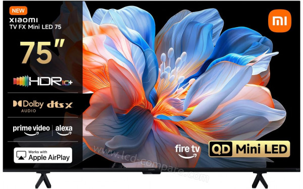 XIAOMI TV FX Mini LED 75 - Vue de face