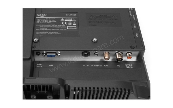 XORO HTC 1346 - Connectiques du dessous