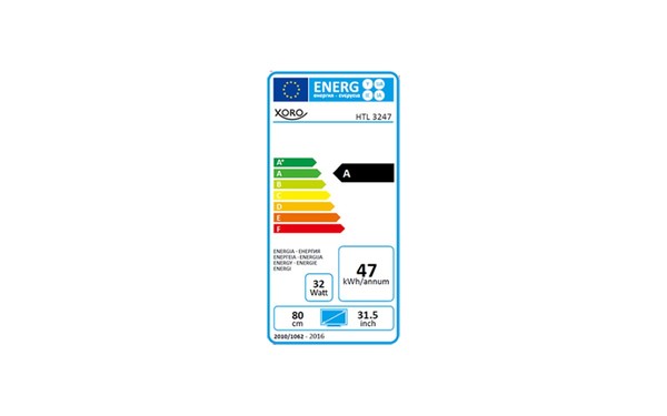XORO HTL 3247 - &Eacute;tiquette &eacute;nergie