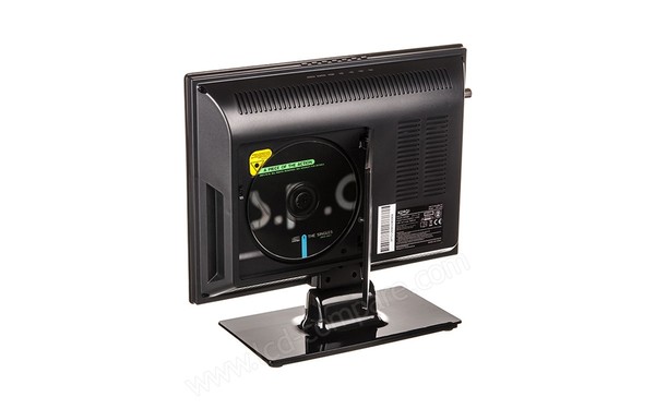 XORO PTC 1250 - Vue de l'arri&egrave;re avec d&eacute;coupe au niveau du lecteur DVD