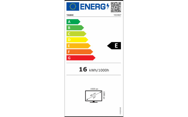 YASHI YZ2467 - &Eacute;tiquette &eacute;nergie v2